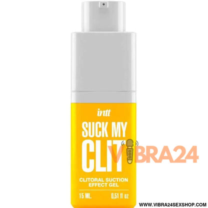 INTT - SUCK MY CLIT GEL COM EFEITO DE SUCÇÃO MANGA TROPICAL 15 ML