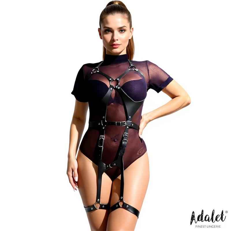 Ivette Vegan Leather Body Harness One size