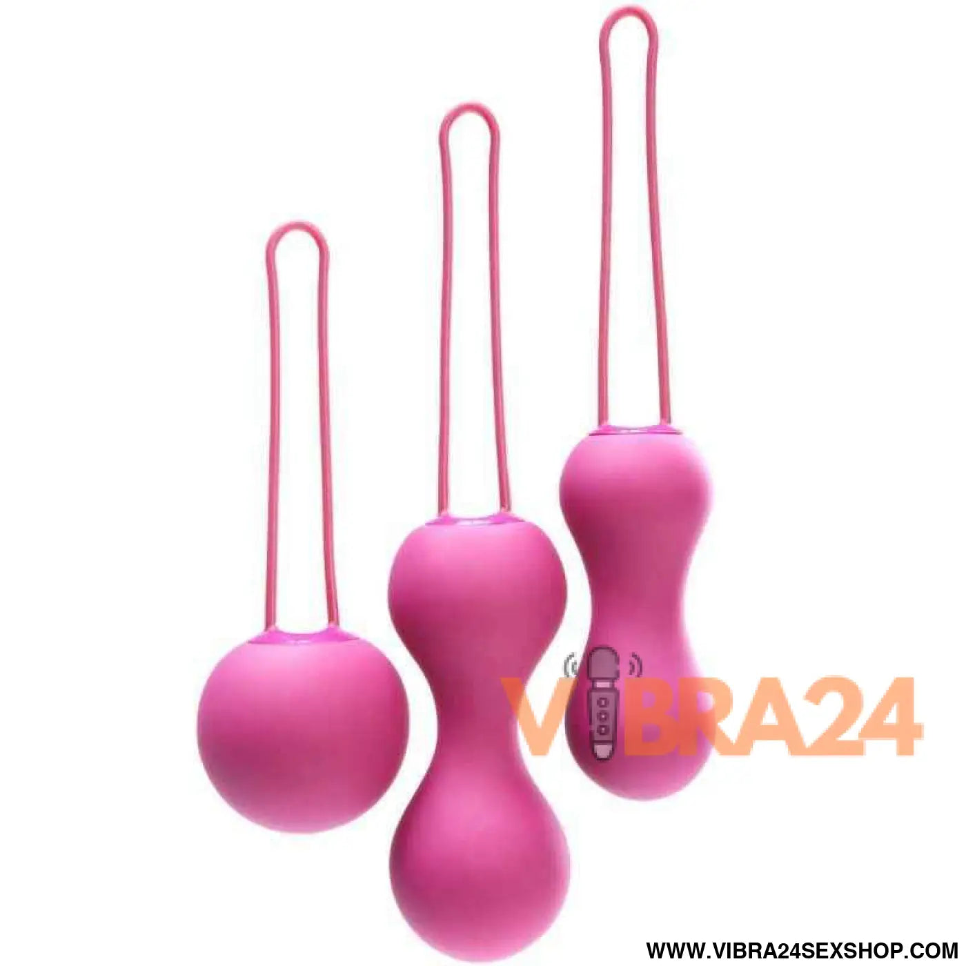 JE JOUE - Bolas Kegel Fúcsia para Fortalecimento do Assoalho Pélvico - VIBRA24 SEXSHOP