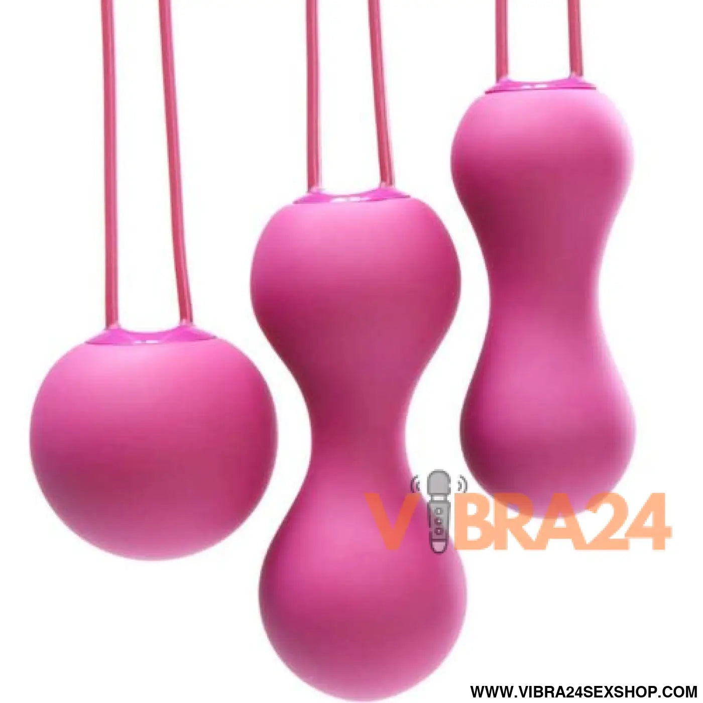 JE JOUE - Bolas Kegel Fúcsia para Fortalecimento do Assoalho Pélvico - VIBRA24 SEXSHOP