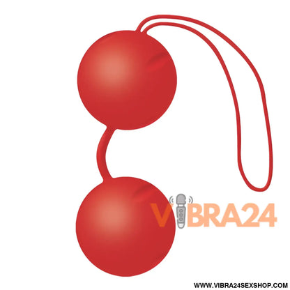 JOYBALLS JOYDIVION - Bolas de Prazer Joyballs Rosa Estilo de Vida Vermelho - VIBRA24 SEXSHOP
