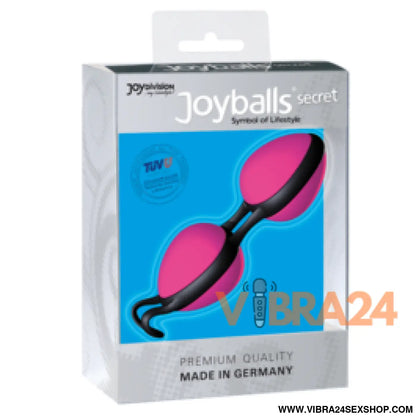 JOYDIVION JOYBALLS - Bolas Chinesas JOYDIVION Pretas e Rosa para Bem-Estar e Prazer - VIBRA24 SEXSHOP