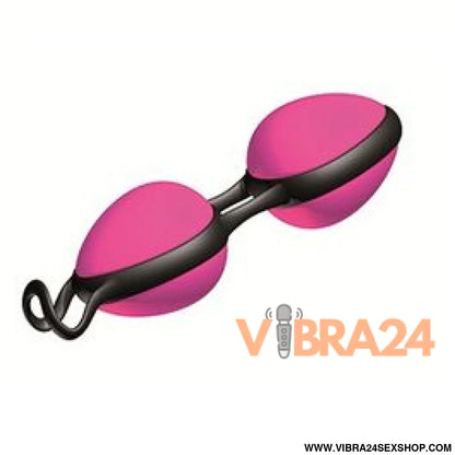 JOYDIVION JOYBALLS - Bolas Chinesas JOYDIVION Pretas e Rosa para Bem-Estar e Prazer - VIBRA24 SEXSHOP