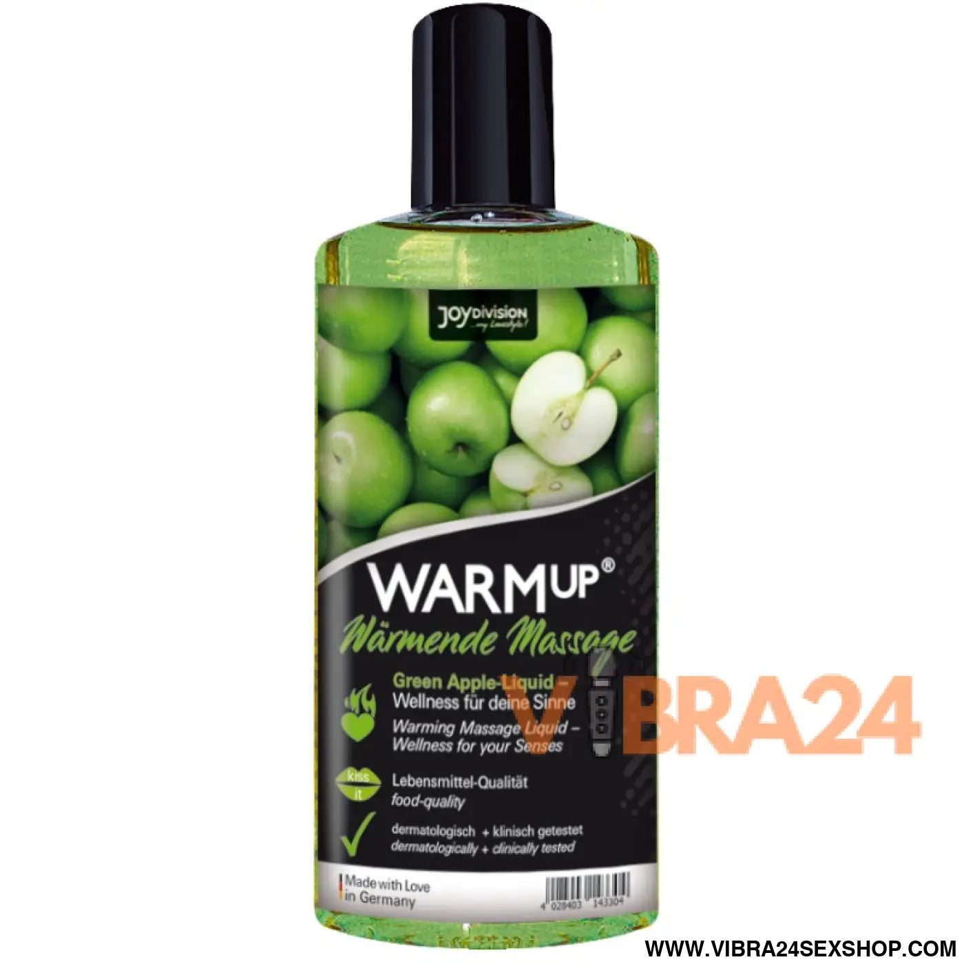 JOYDIVISION WARMUP - ÓLEO DE MASSAGEM MAÇÃ VERDE - 150 ML