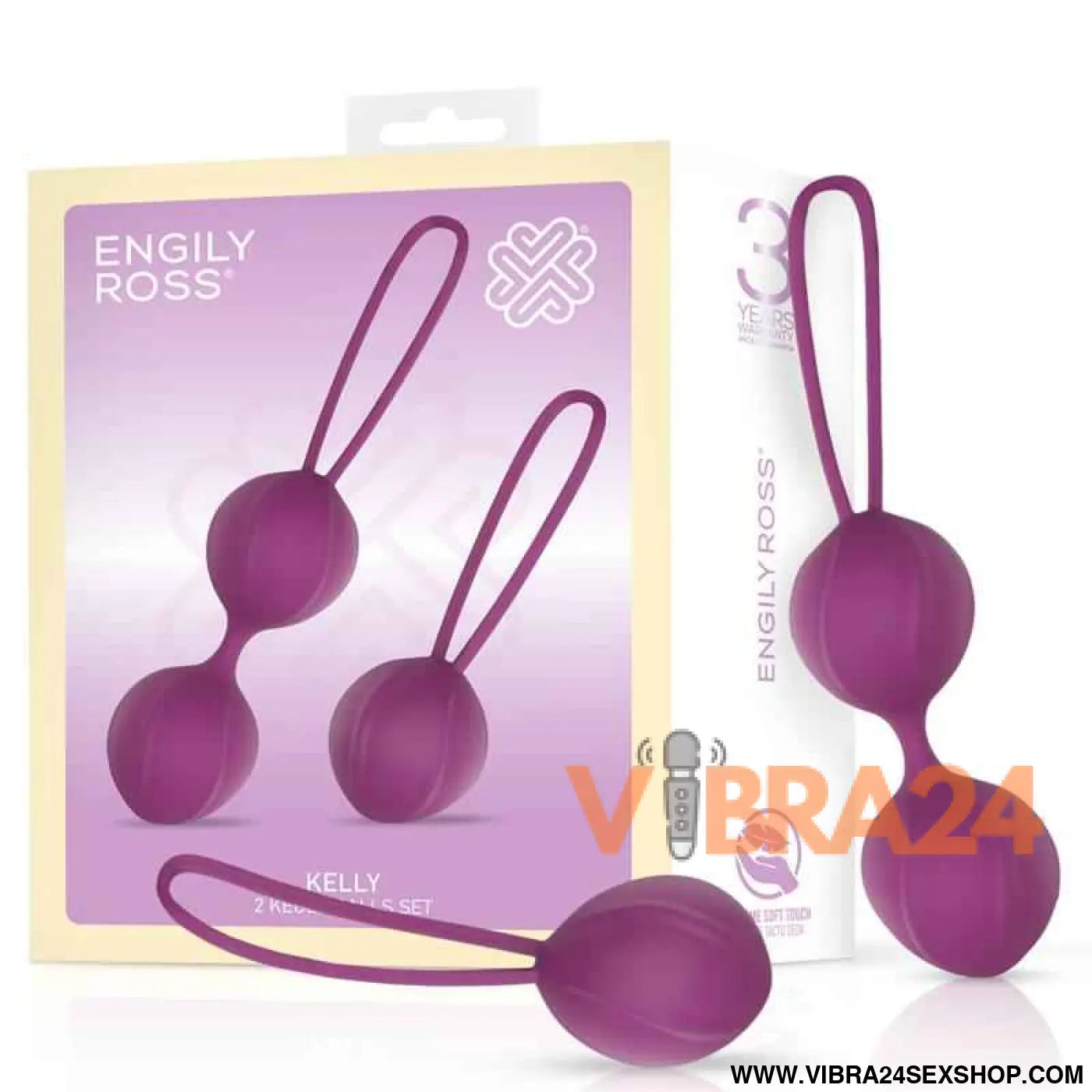 Kelly Kegel Balls Silicone Purple