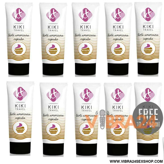 KIKÍ TRAVEL - CUPCAKE LUBRICANT 50 ML 10 + 1 GRÁTIS