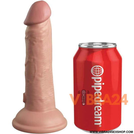 KING COCK - ELITE DILDO DE SILICONE REALISTA 15.2 CM