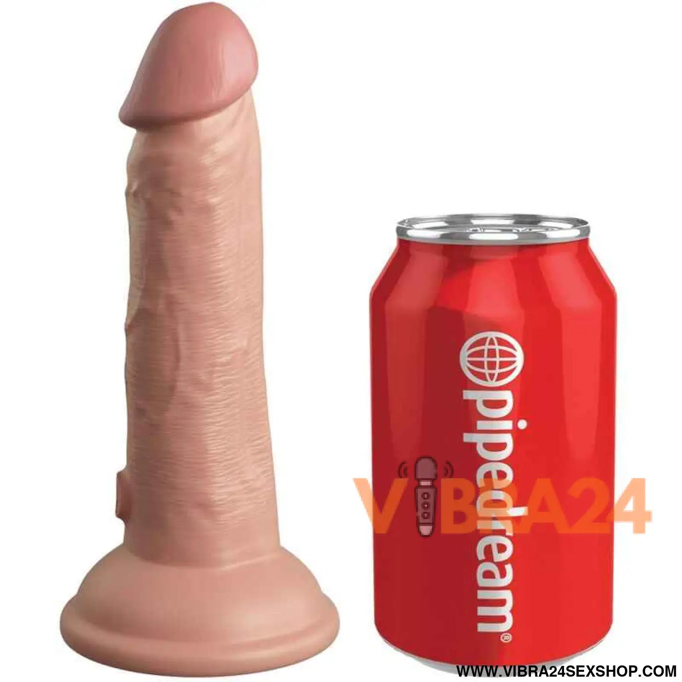 KING COCK - ELITE VIBRADOR REALÍSTICO E SILICONE 15.2 CM