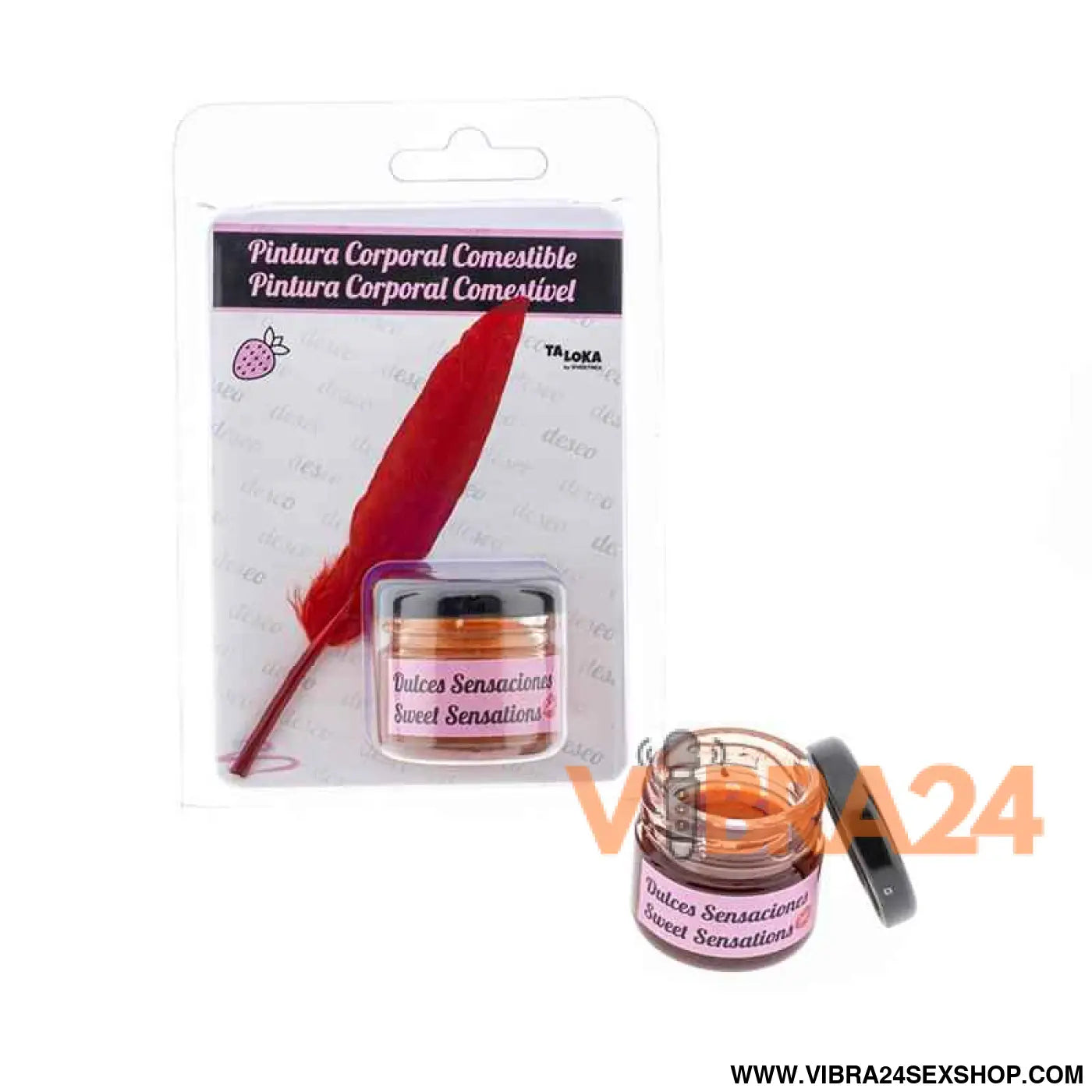 Kissable Body Paint Strawberry Flavor