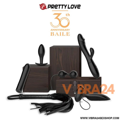 Kit 30 Anos com Vibrador Cereja Snappy e Estimulador Sampson