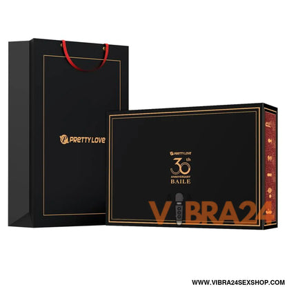 Kit 30 Anos com Vibrador Cereja Snappy e Estimulador Sampson