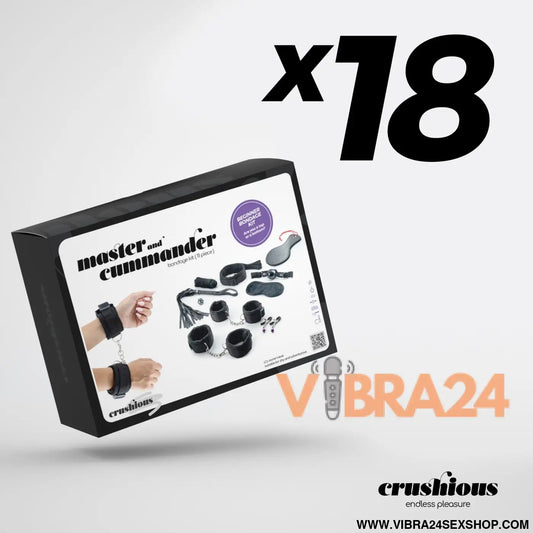 Kit Bondage Profissional Crushious Master & Cummander – 11 Peças de Luxo