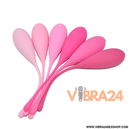 Kit de 6 bolas kegel silicone para o pavimento pélvico Adalet