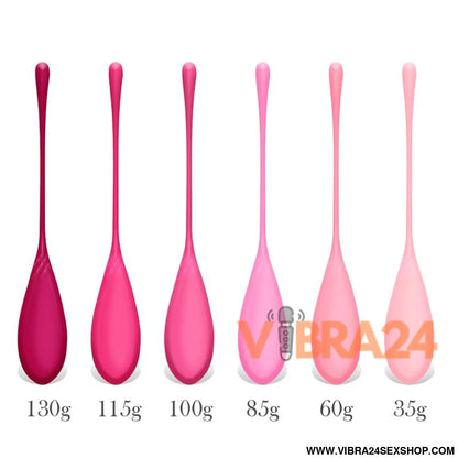 Kit de 6 bolas kegel silicone para o pavimento pélvico Adalet
