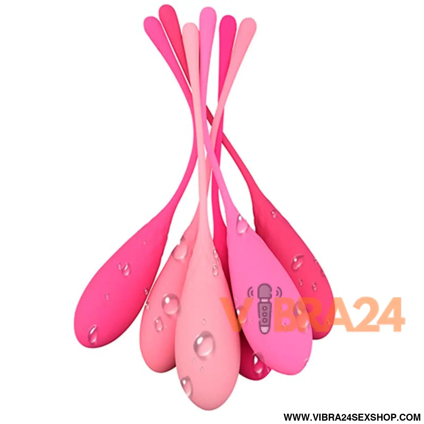 Kit de 6 bolas kegel silicone para o pavimento pélvico Adalet
