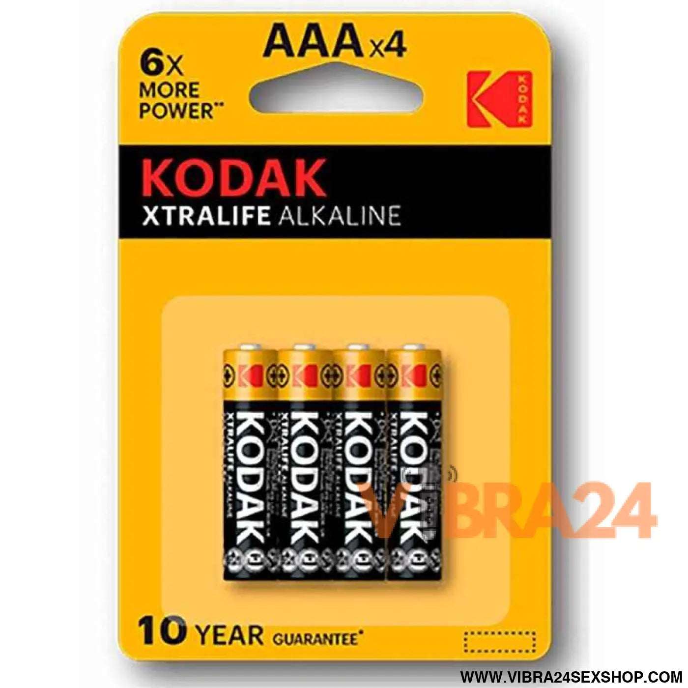 KODAK - BATERIA ALCALINA XTRALIFE AAA LR03 * 4
