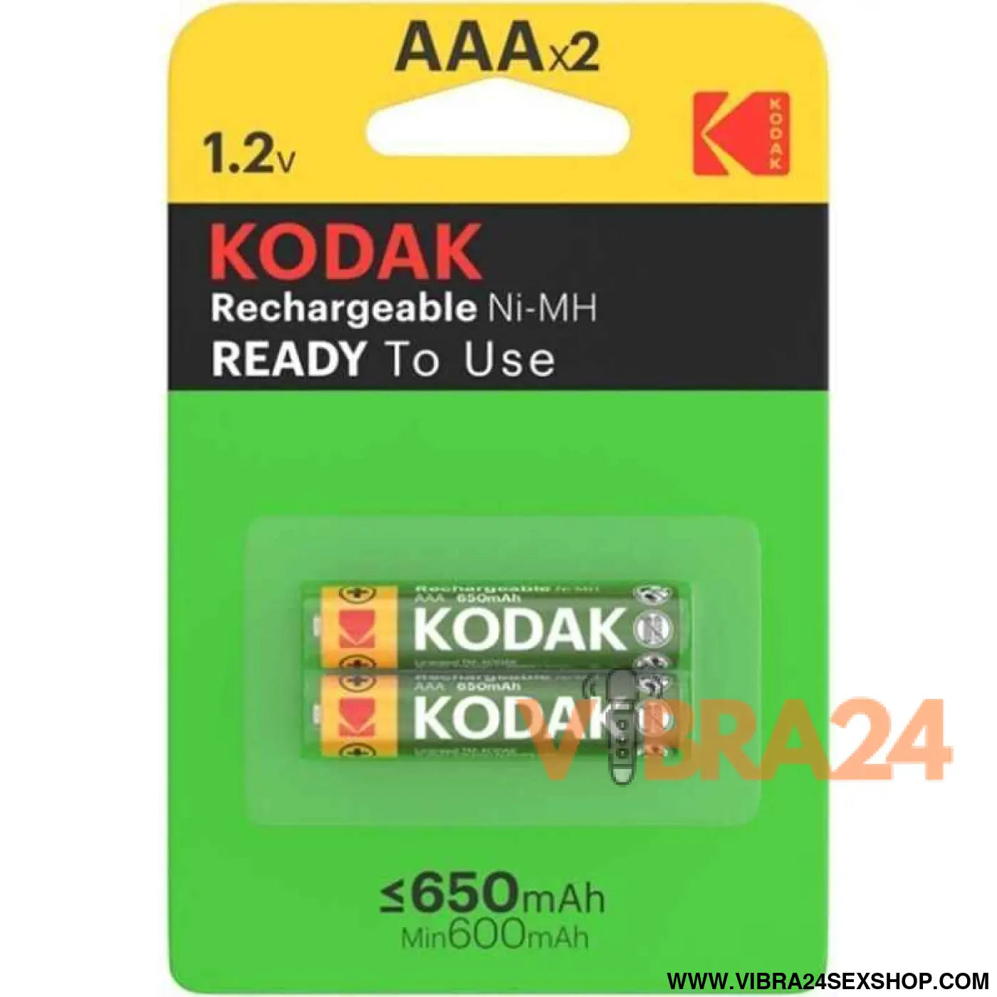 KODAK - BATERIA RECARREGÁVEL HR03 AAA 650mAh BLISTER*2