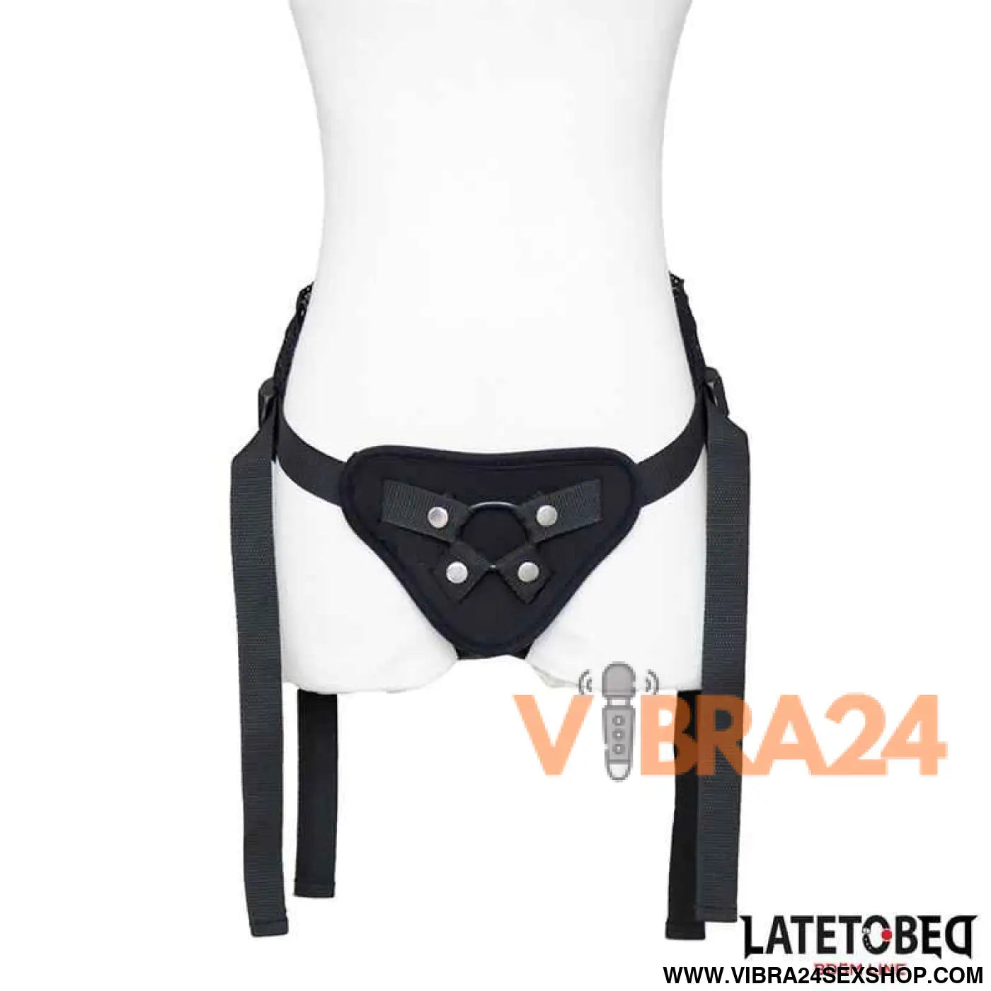 Lace Edge Strap On with Silicone Ring