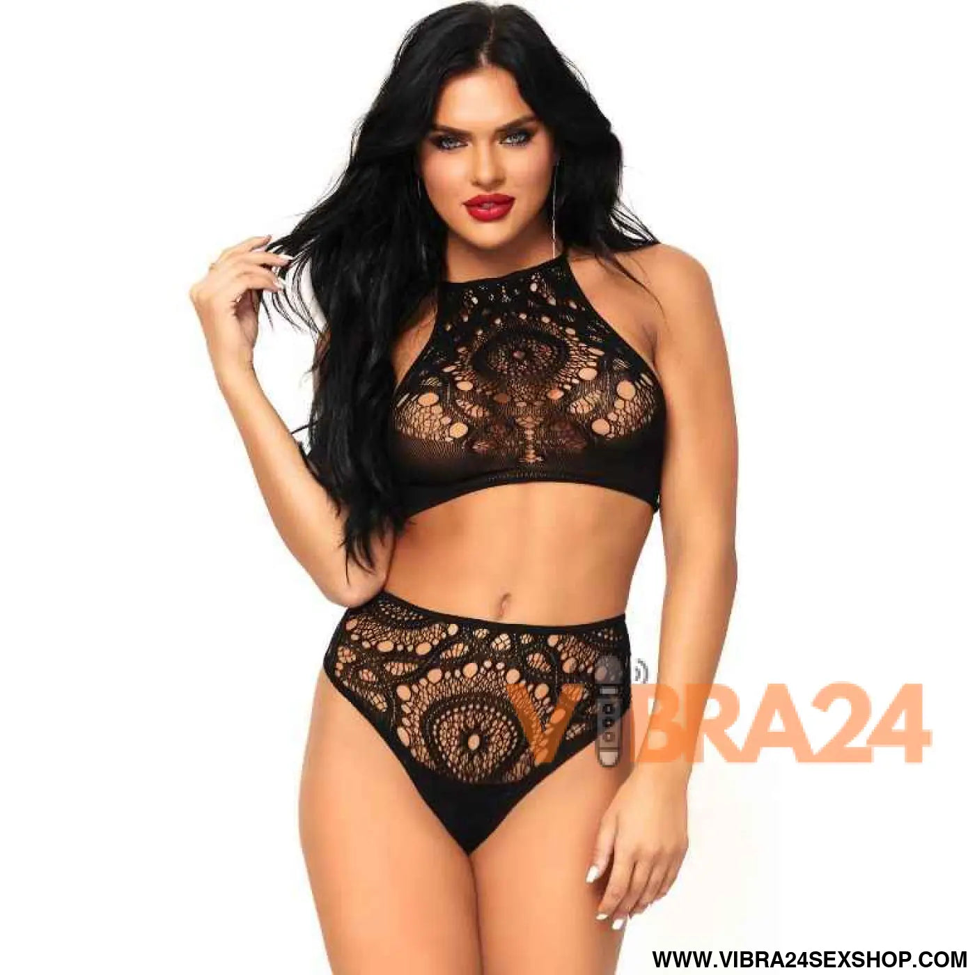 LEG AVENUE - CONJUNTO 2 PEAS TOP E CALAS S/M