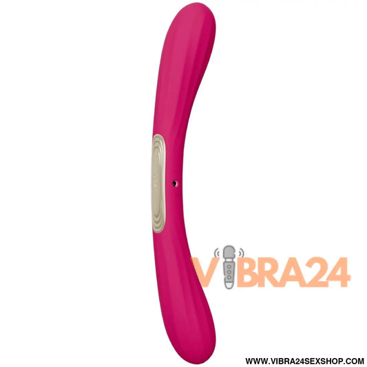 LELO - BOOMERANG VIBRADOR DE PONTA DUPLA CEREJA
