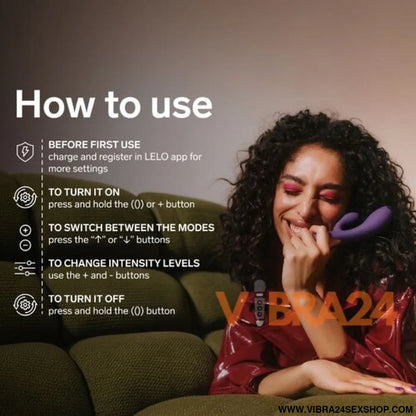 LELO - INA THRUST RABBIT VIBRADOR DE EMPURRA ROXO