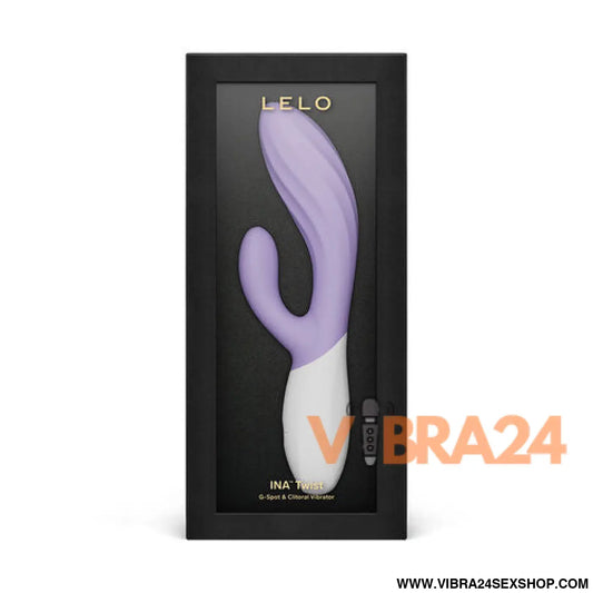 LELO – Ina Twist: Vibrador Duplo com Design Flexível 16 Intensidades e Controle por App - Lilás