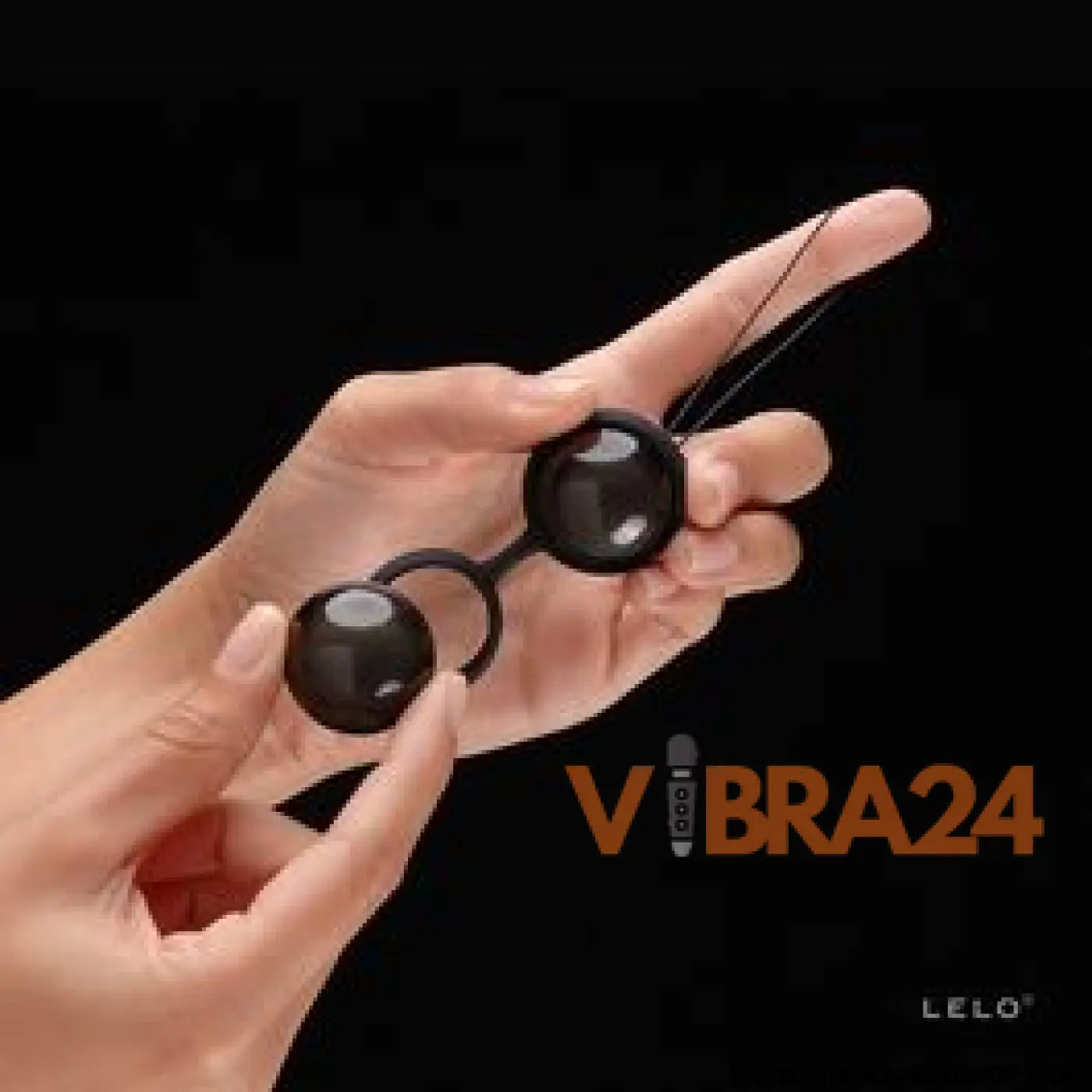 LELO - LUNA BEADS NOIR: Bolas Chinesas LELO para Fortalecimento Pélvico - VIBRA24 SEXSHOP