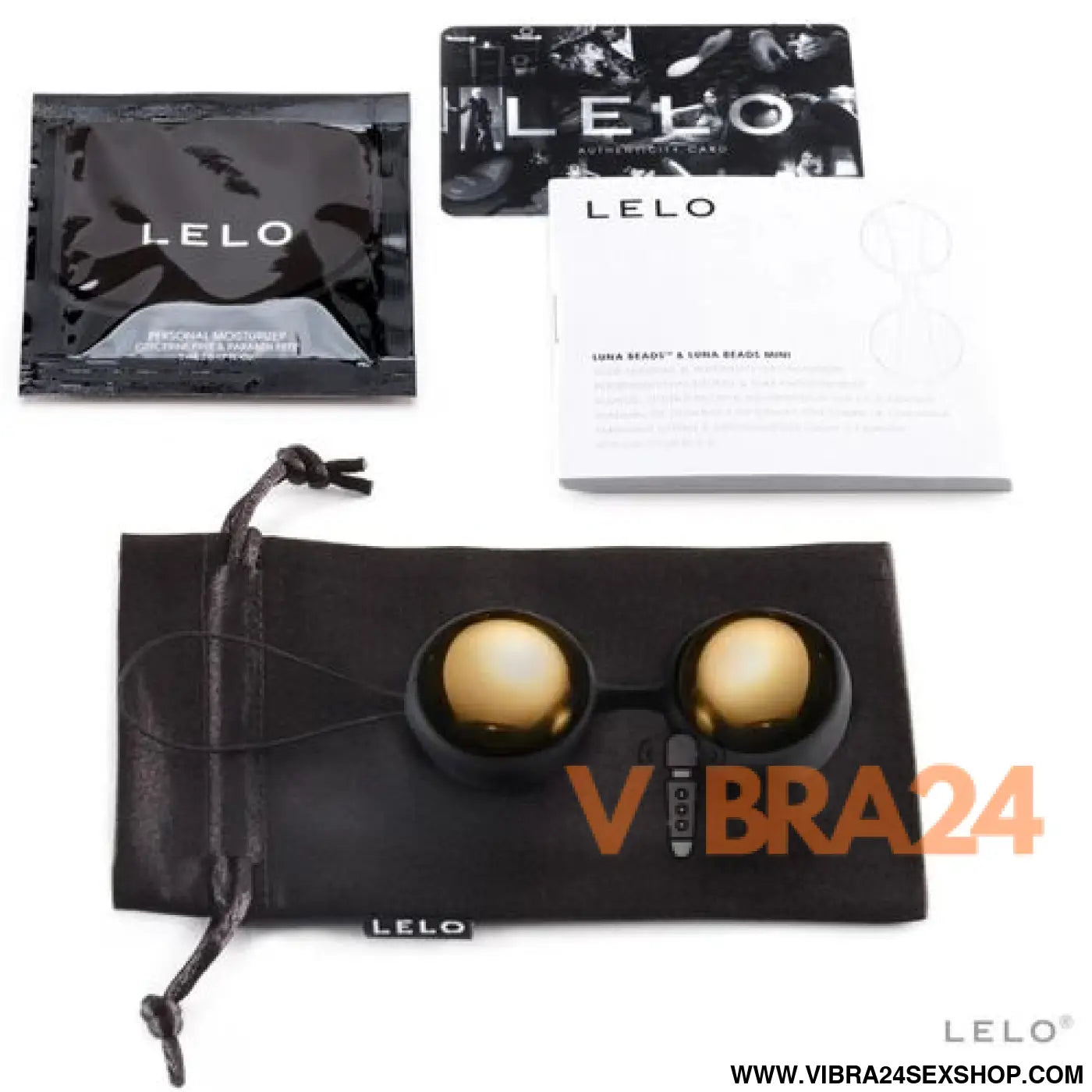LELO - LUNA BEADS OURO 20 KARAT: Prazer e Bem-Estar em Elegância - VIBRA24 SEXSHOP