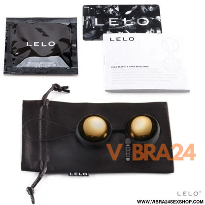 LELO - LUNA BEADS OURO 20 KARAT: Prazer e Bem-Estar em Elegância - VIBRA24 SEXSHOP