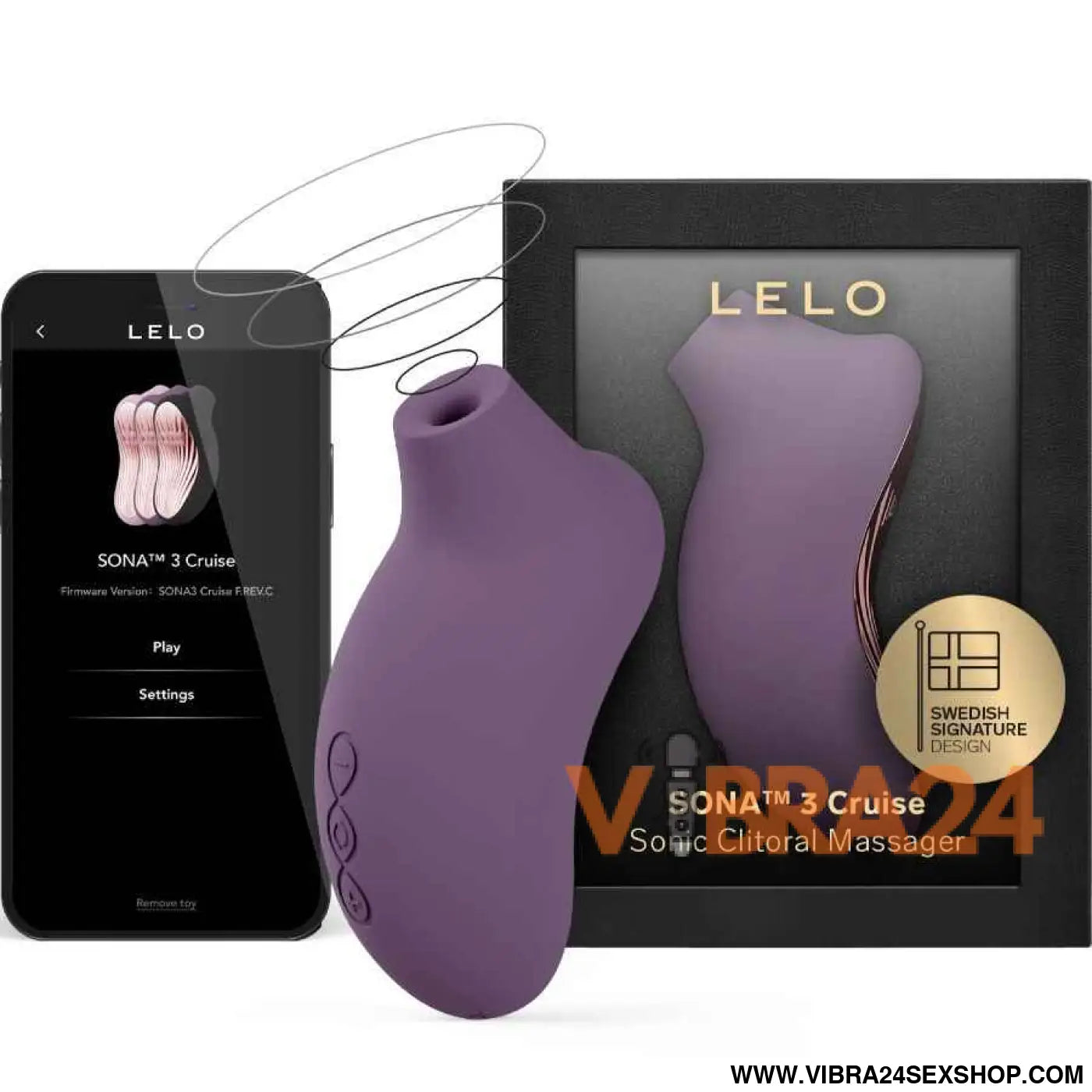 LELO - SONA 3 CRUISE SONIC MASSAGEADOR CLITÓRICO AMEIXA
