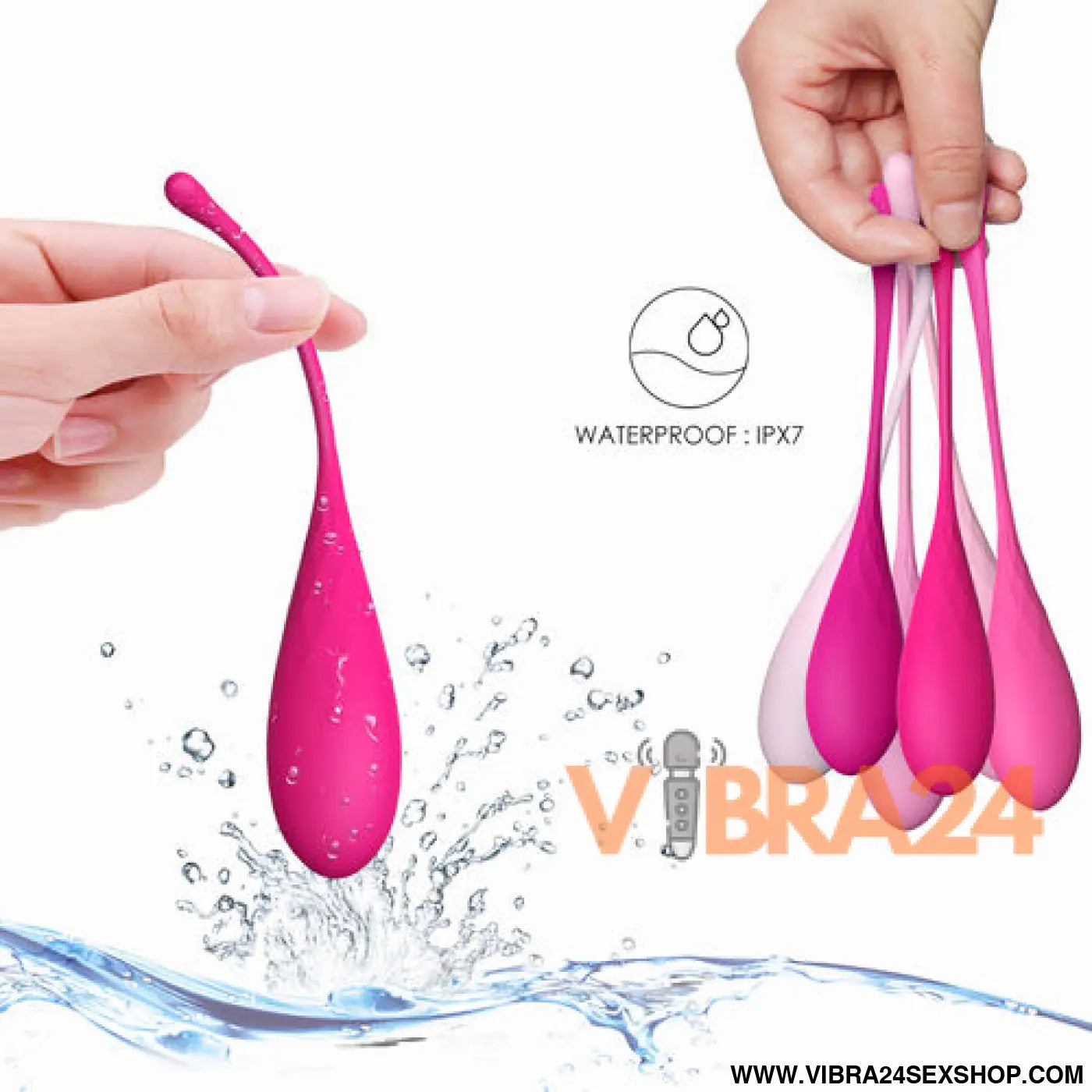 LESLIE - Conjunto Kegel Exercícios Assoalho Pélvico 6 PCS - VIBRA24 SEXSHOP