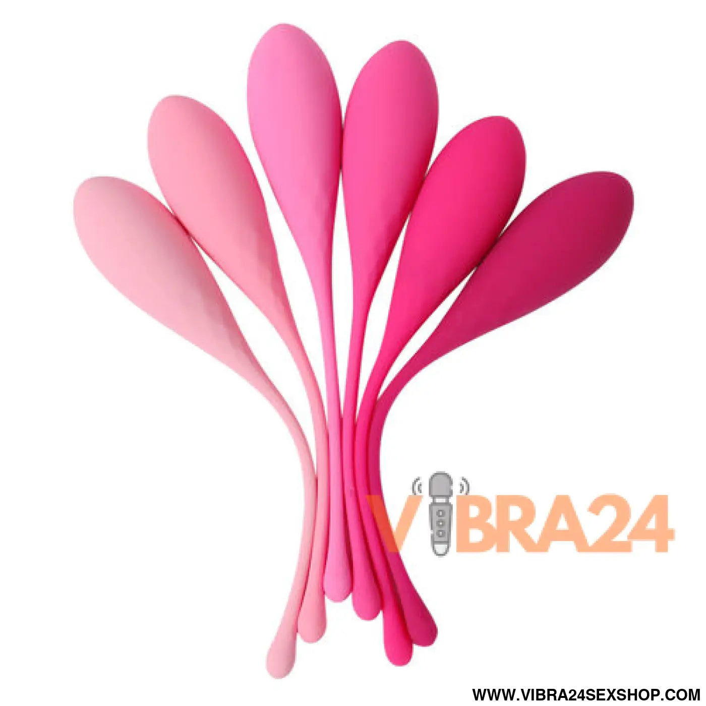 LESLIE - Conjunto Kegel Exercícios Assoalho Pélvico 6 PCS - VIBRA24 SEXSHOP