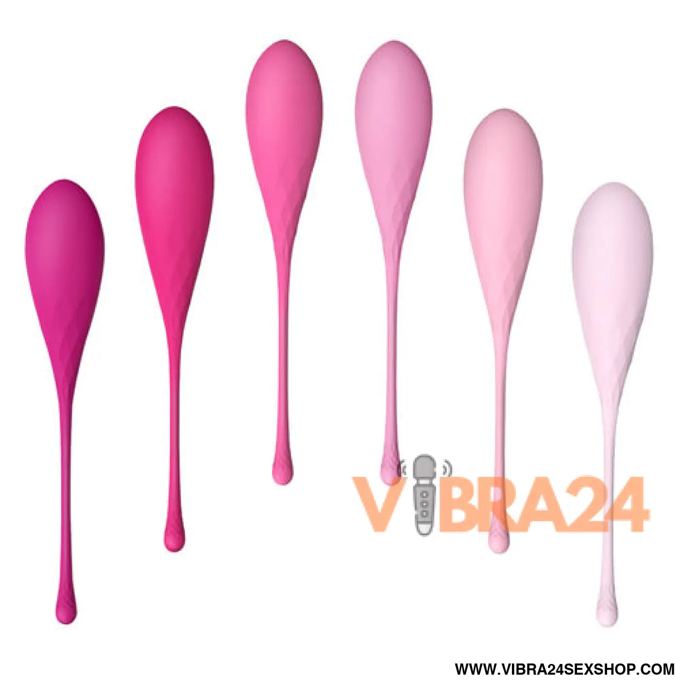 LESLIE - Conjunto Kegel Exercícios Assoalho Pélvico 6 PCS - VIBRA24 SEXSHOP