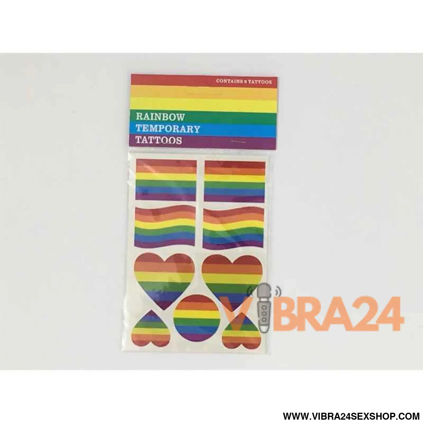 LGBT+ Pride Sheet of Temporary Tattoos