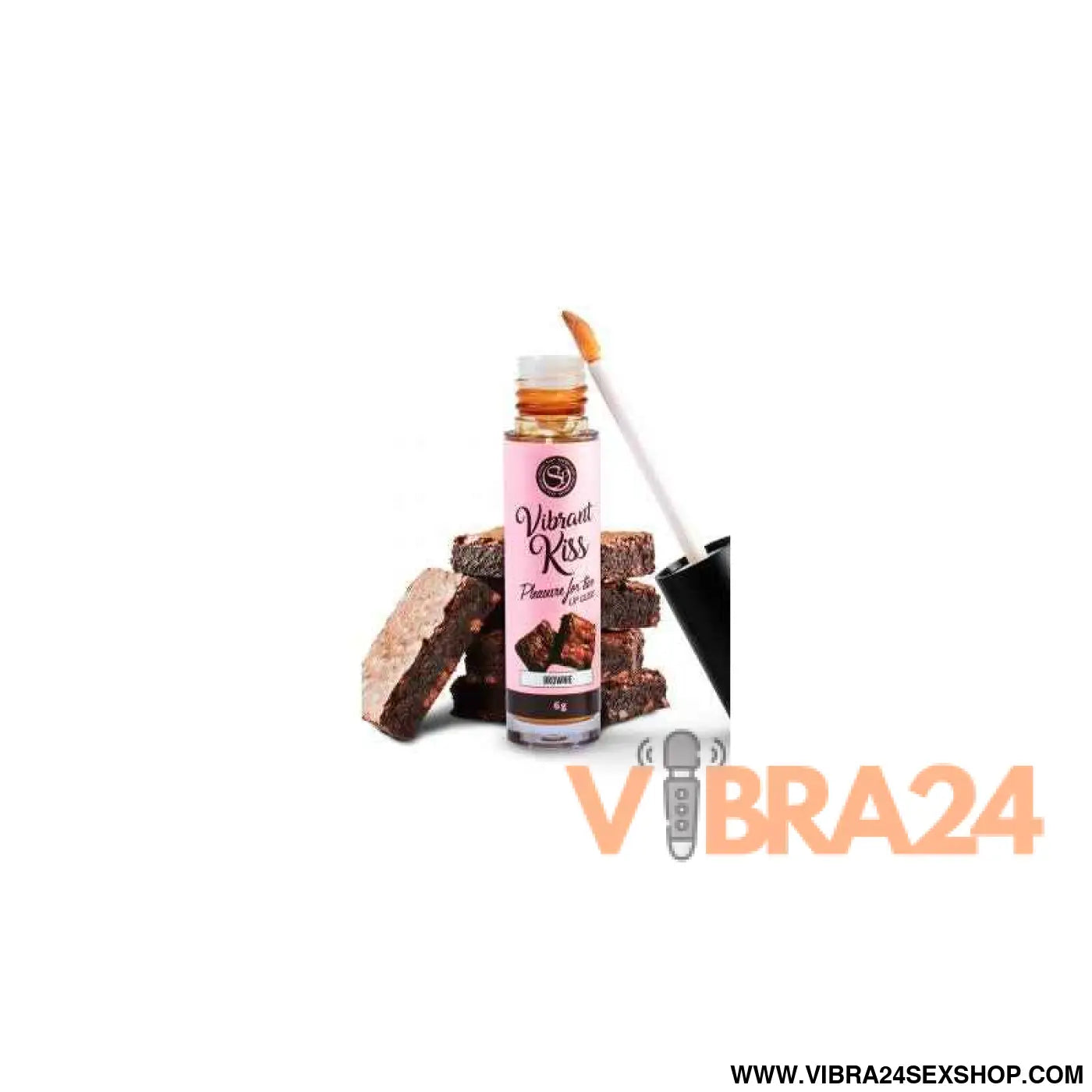 Lip Gloss Vibrant Kiss Flavor Brownie