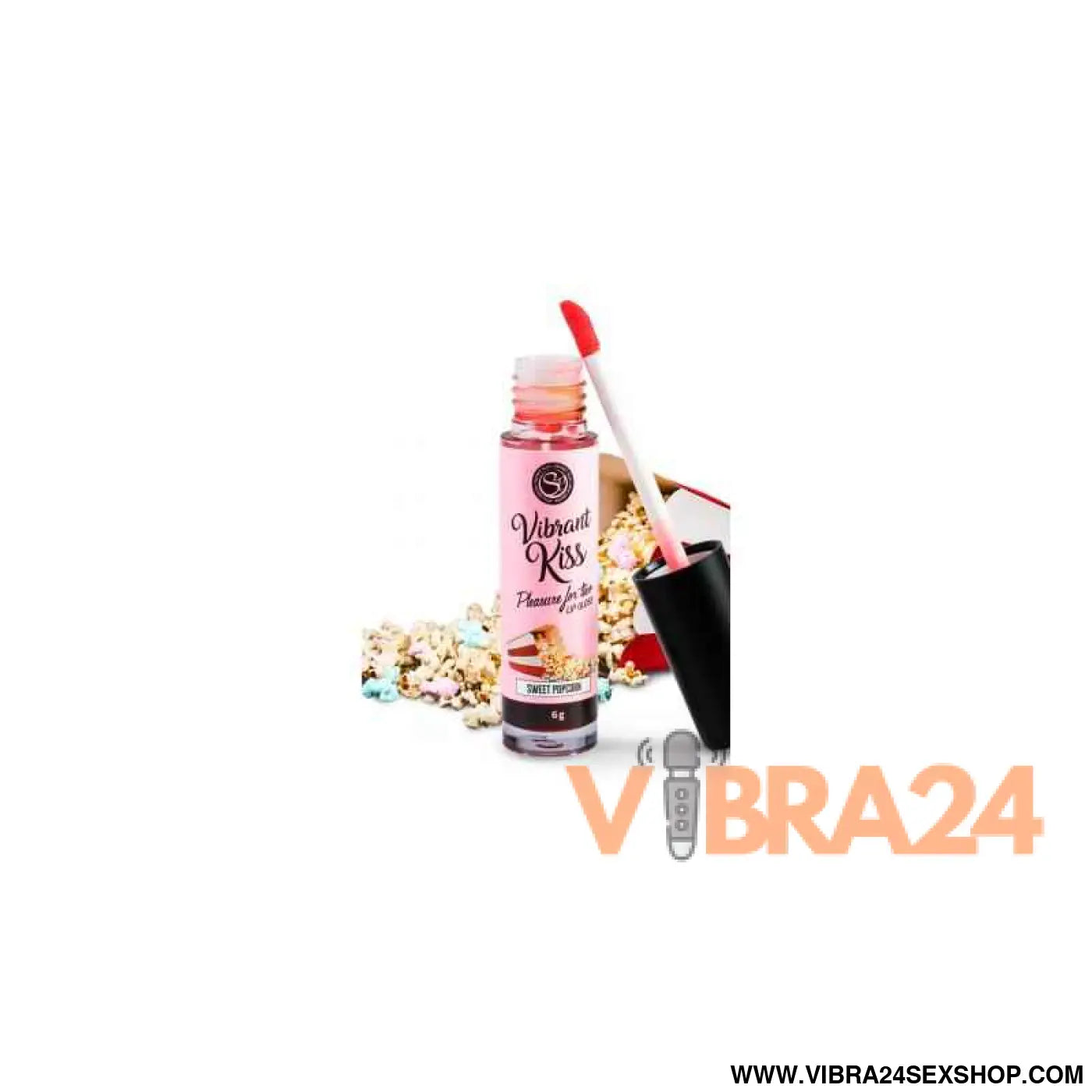 Lip Gloss Vibrant Kiss Flavor Sweet popcorn