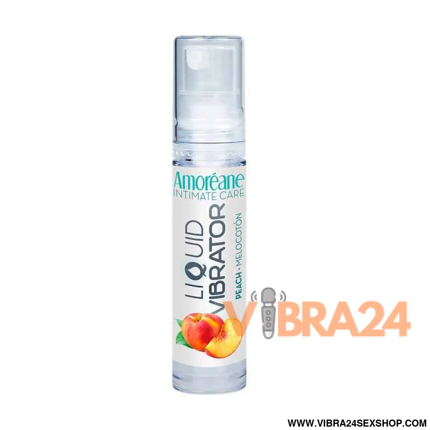 Liquid Vibrator Waterbase Peach 10 ml