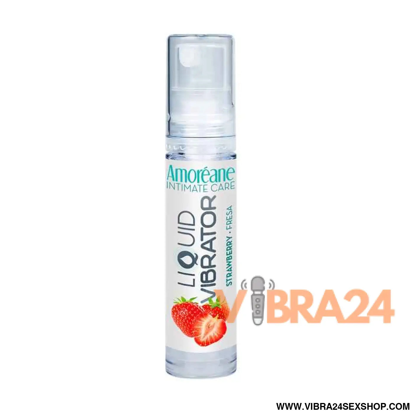 Liquid Vibrator Waterbase Strawberry 10 ml