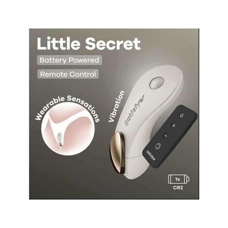 Little Secret Panty Stimulator Battery Series Warm Grey