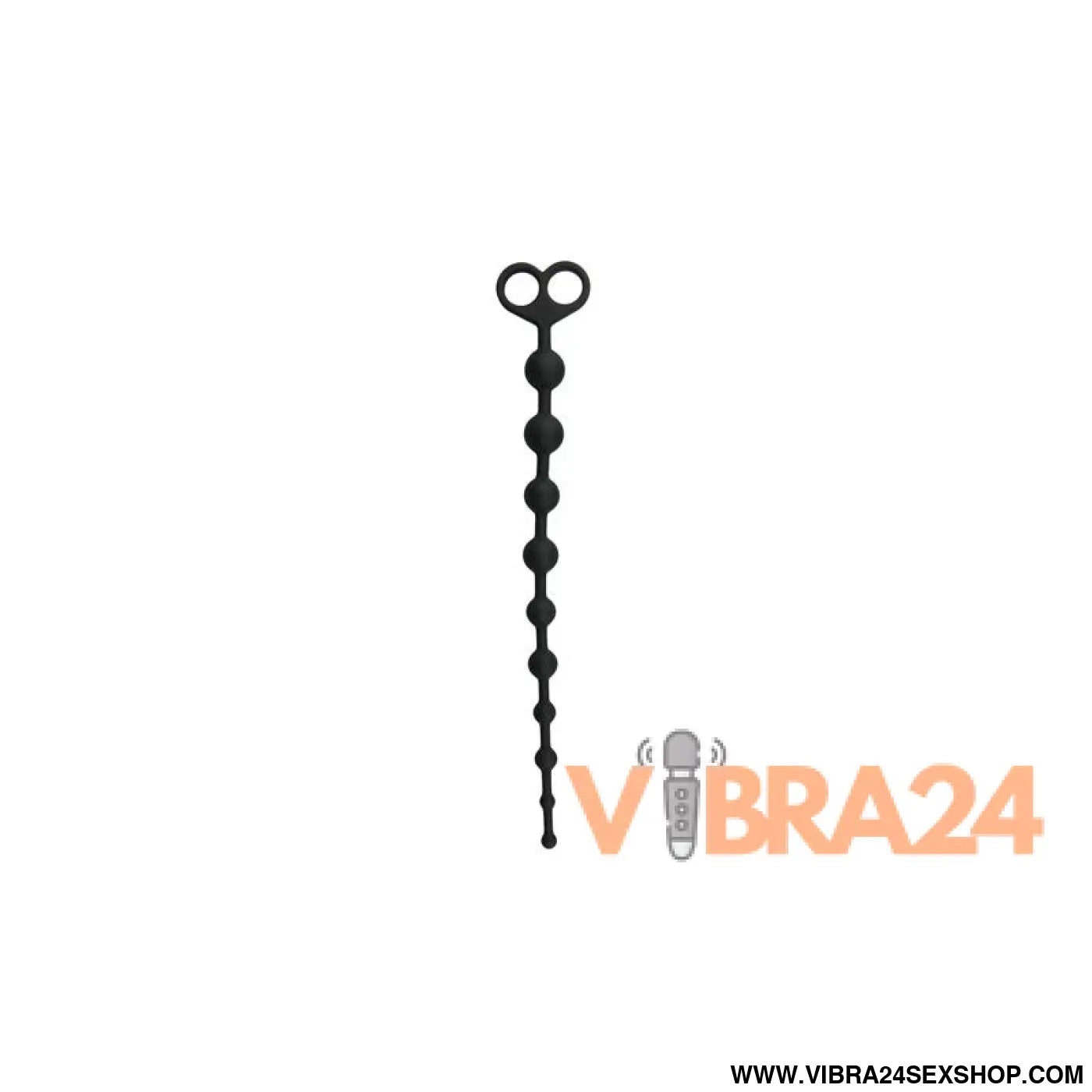 Long Anal Beads Black