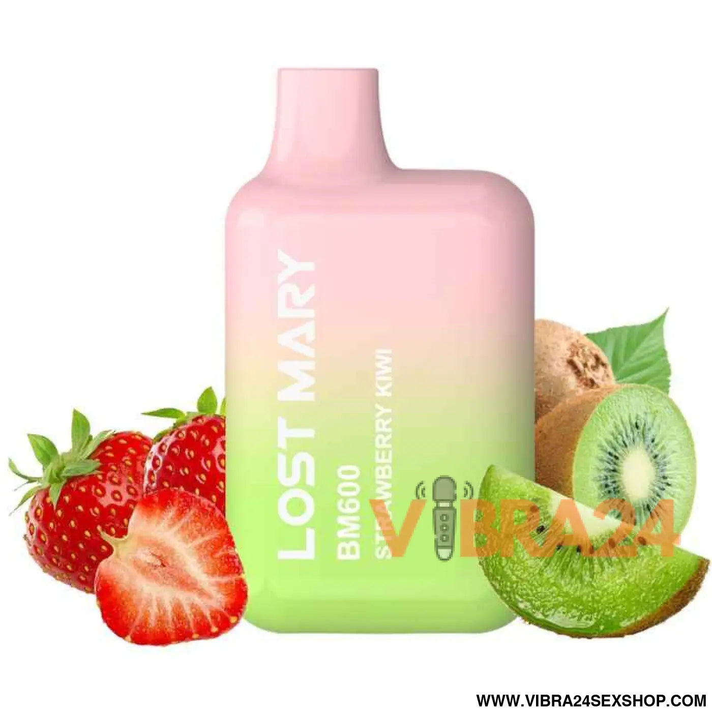 LOST MARY - BM600 NICOTINA VAPER 2% DESCARTÁVEL MORANGO KIWI