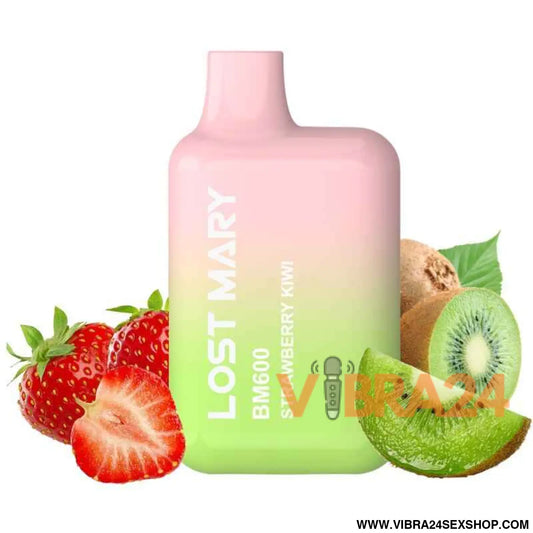 LOST MARY - BM600 NICOTINA VAPER 2% DESCARTÁVEL MORANGO KIWI