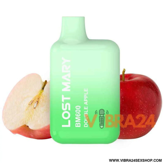 LOST MARY - BM600 NICOTINE VAPER 2% DESCARTÁVEL DUPLO APPLE