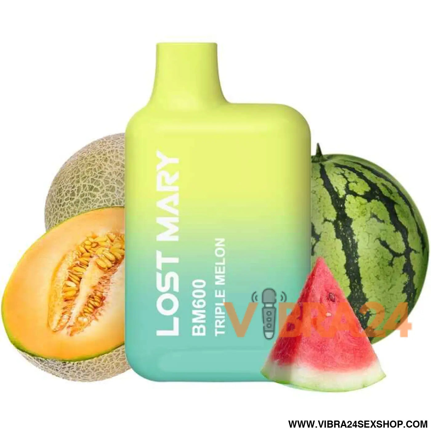LOST MARY - BM600 NICOTINE VAPER 2% DESCARTÁVEL TRIPLO MELÃO
