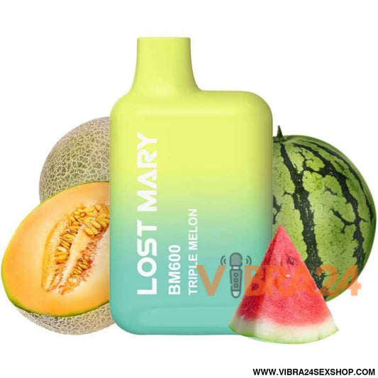 LOST MARY - BM600 NICOTINE VAPER 2% DESCARTÁVEL TRIPLO MELÃO