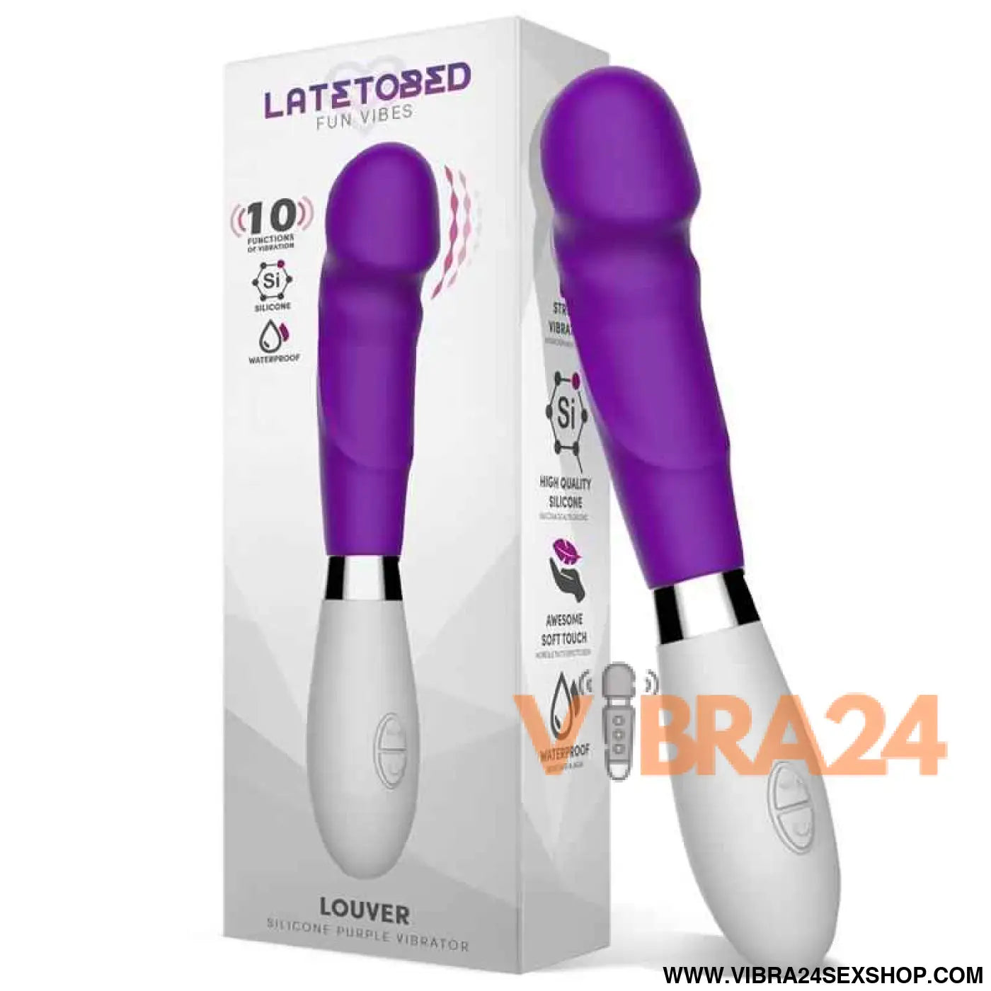 Louver Vibe Silicone Purple