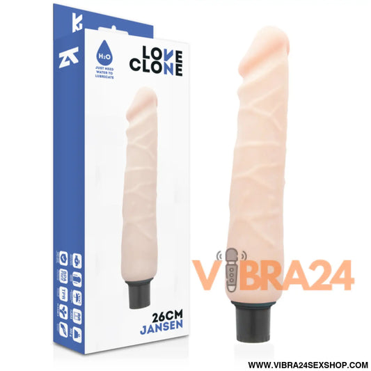 LOVECLONE - VIBRADOR AUTO LUBRIFICANTE JANSEN 26 CM -O- 4.2