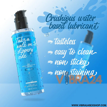 LUBRIFICANTE À BASE DE ÁGUA 250 ML CRUSHIOUS