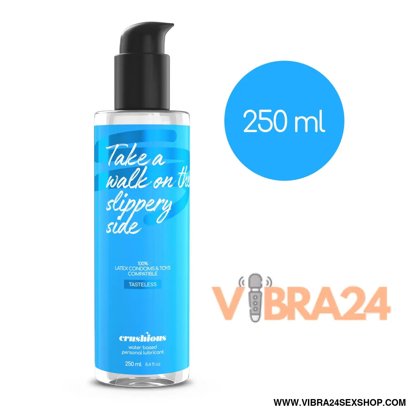 LUBRIFICANTE À BASE DE ÁGUA 250 ML CRUSHIOUS