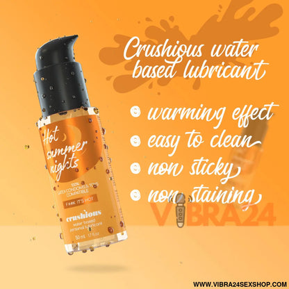 LUBRIFICANTE COM EFEITO CALOR 50 ML CRUSHIOUS